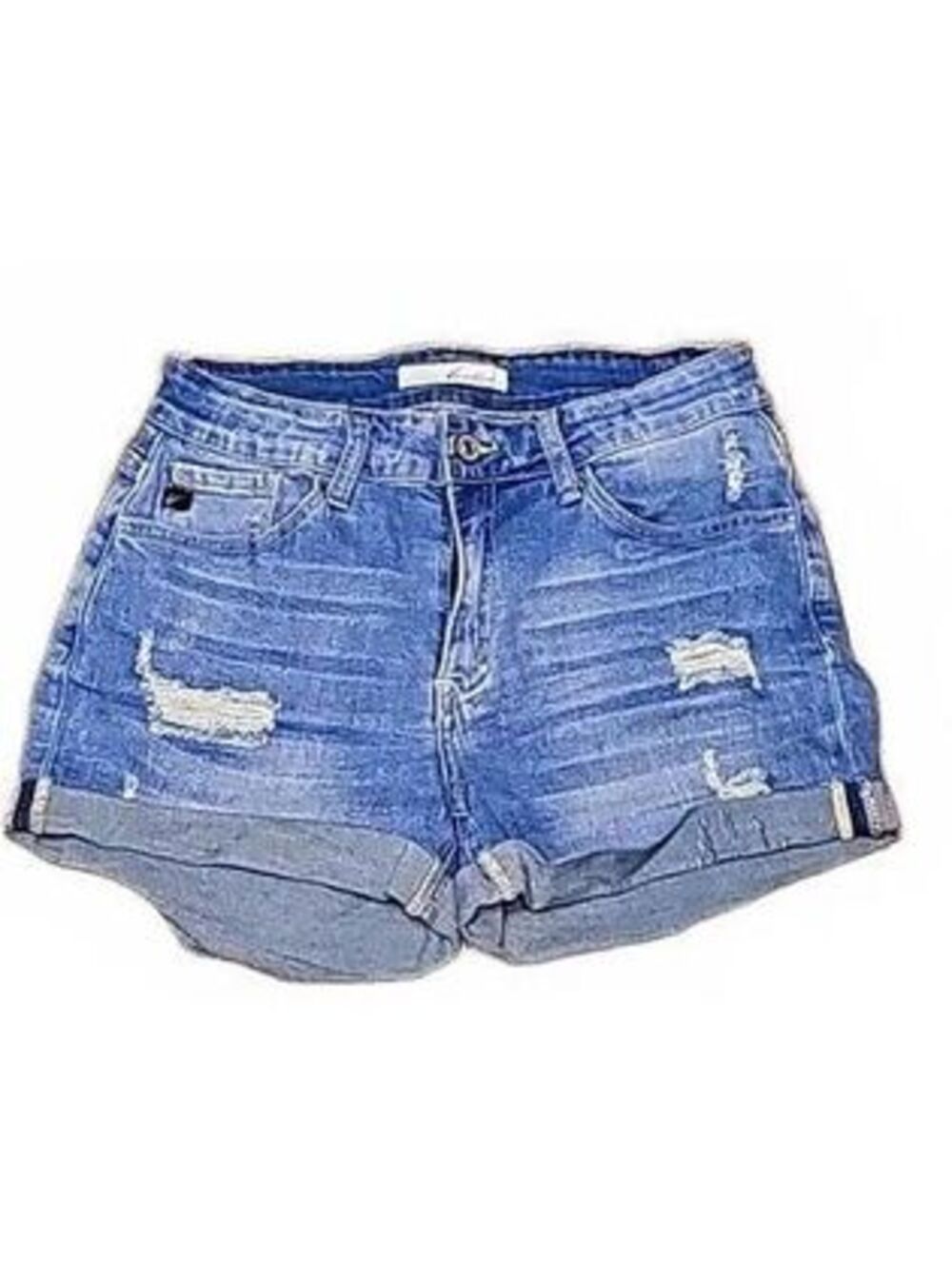 Kancan cuffed denim shorts size 7/27